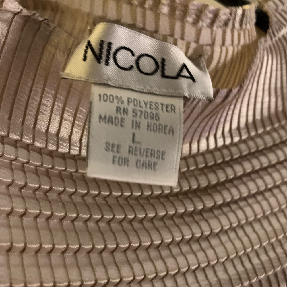 NICOLA Ribbed Sleeveless Top - Cream - Picture 4 of 4